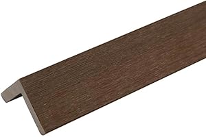 NEWTECHWOOD All Purpose L Trim 1.57 in. x 96 in. Composite Siding (Spanish Walnut)
