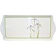 Corelle Coordinates by Reston Lloyd Melamine Tidbit Serving Tray, Shadow Iris