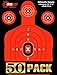 EASYSHOT Silhouette Targets for Shooting, High-Visibility Fluorescent Orange, Easy to See Your Shots Land, Heavy-Duty Paper Sheets 18