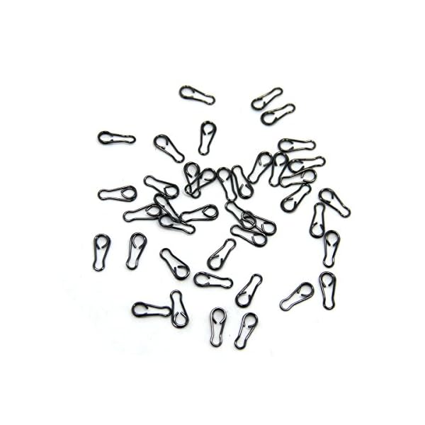 SAMS-Quick-Change-Clips-Carp-Fishing-Tackle-Multi-Clip-Swivels-Rings-Rigs-Links-40PCS-Packed