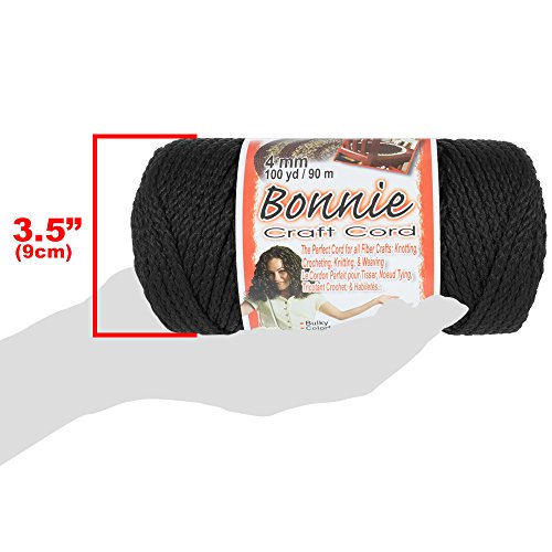 2 Pack Bonnie Macram Cord - 4mm - 100 yd Lengths - Various Colors