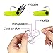 Ring Size Adjuster for Loose Rings - 4 Size 12 Pieces Invisible Ring Size Reducer with Scissors - Transparent Ring Sizer Tightener Ring Snuggies Fit Various Rings