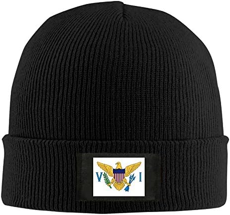 Chuanwang Flag Of The United States Virgin Islands Men's Warm Winter Hat Knit Beanie Skull Cap Unisex
