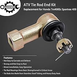 Tie Rod Ends 4 and Tie Rod 2 Kit, Compatible With