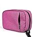 Patu Handy Beauty Stuff Carry Case, Makeup Cosmetic Bag, Women Facial Cleanser Skincare Kit Pouch, Portable Electronics Accessories Organizer, Magenta
