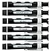 Black Plastic 8 Ball Magic Answer Pens (6-Pack)