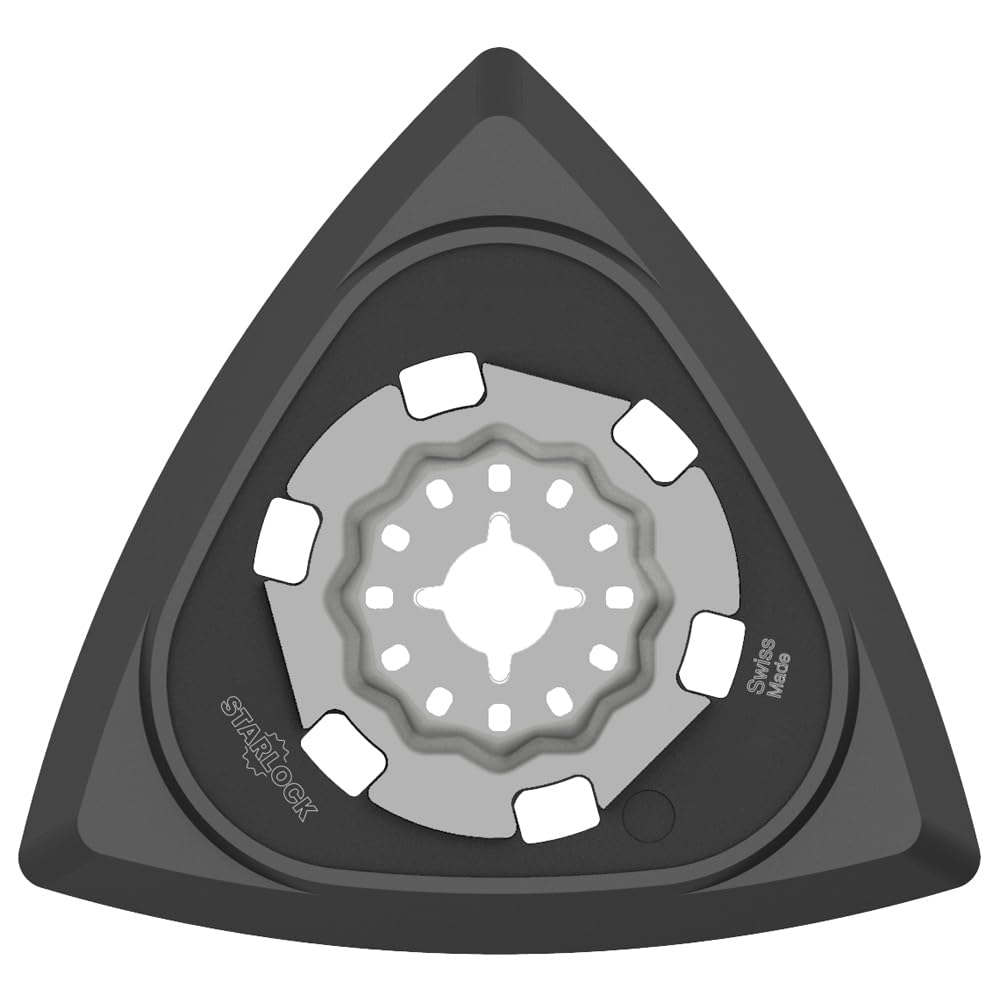 CMT omf136-x1 Perforated 93 mm Plate for Sanding, Attack Starlock, Grey