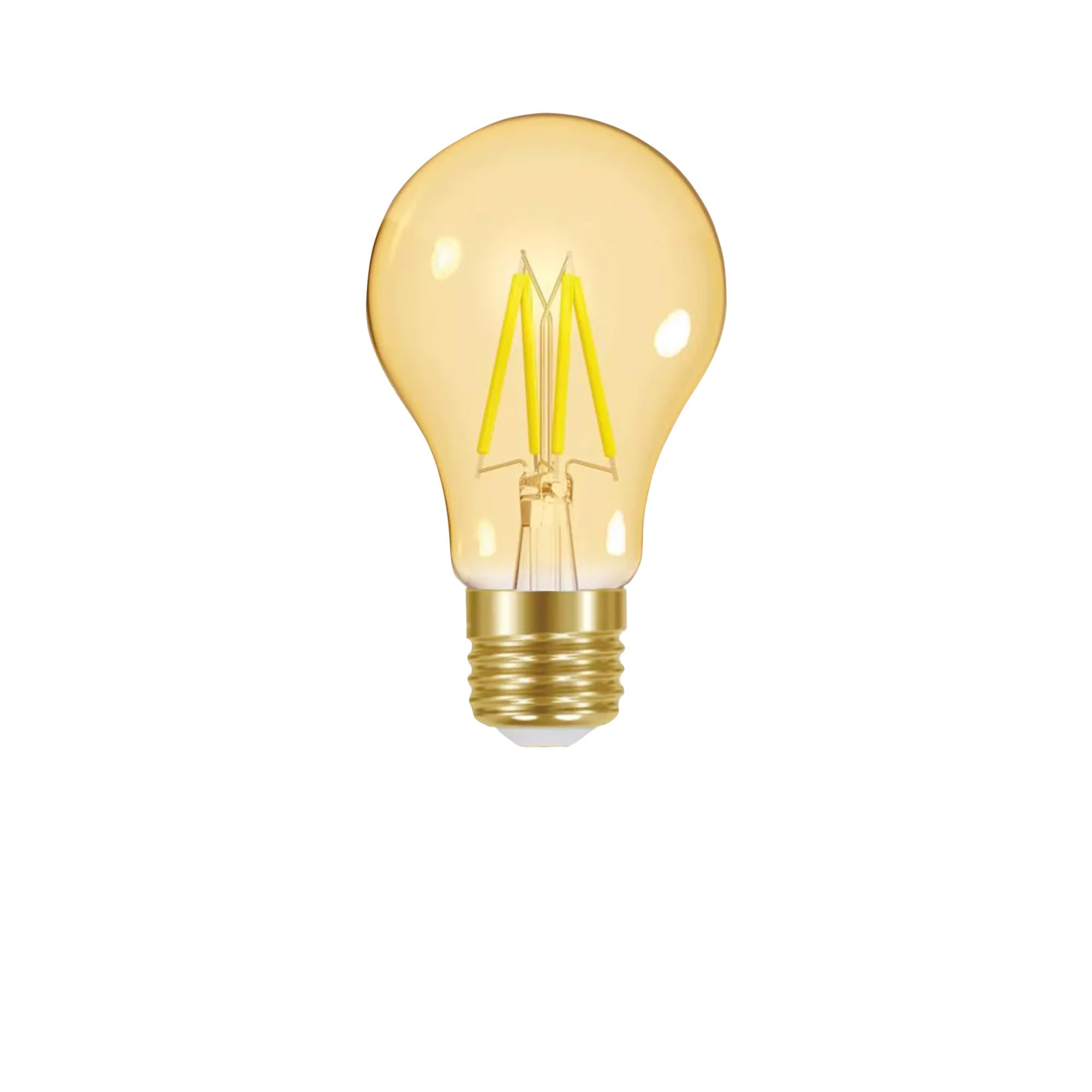 Energizer GLS Globe LED Filament Bulb - Antique Gold Finish, E27 ES Edison Screw, Energy Saving Lighting