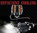 Cutequeen 18w 1800 Lumens Cree LED Spot Light for Off-road SUV Boat 4x4 Jeep Lamp Tractor Marine Off-road Lighting Rv Atv(pack of 2)