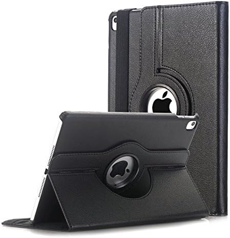 IPad Pro 9.7 Case - HWH® Quality 360 Degree Rotating Stand Leather Case Smart Cover For Apple IPad Pro 9.7" Case With Automatic Wake/Sleep Function (BLACK)