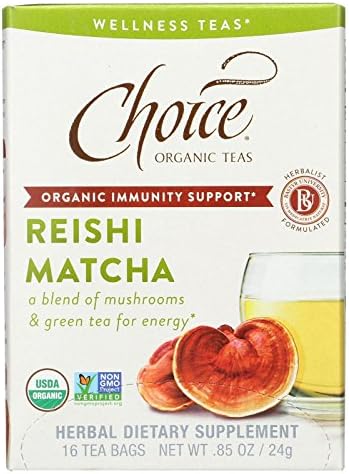 Choice Tea Matcha Reishi Tea, 16 ct
