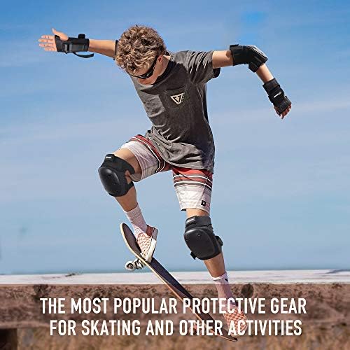 Set of knee, elbow, and wrist guards for protection during sports activities, priced at $20.99.