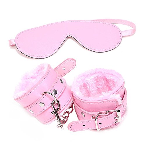 Iyowel handcuffs pu leather adjustable soft wrist cuffs…