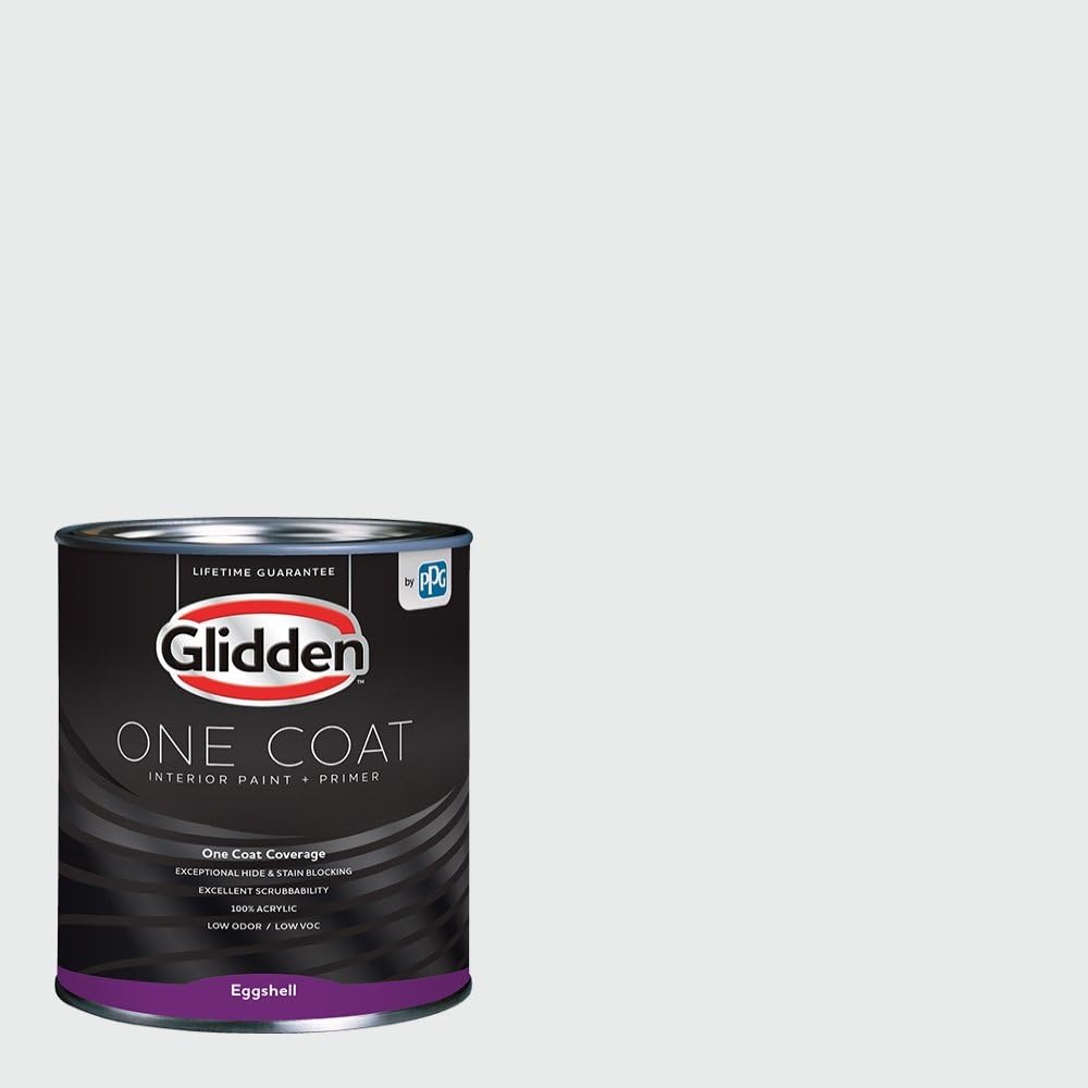 Amazon Com Glidden Interior Paint Primer White White One Coat Eggshell 1 Quart Home Improvement
