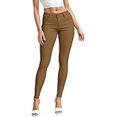 Hybrid & Company Womens Hyper Ultra Stretch Comfy Skinny Leg Work Casual Pants