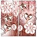 Rose Gold Party Decorations for Birthday Party - Rose Gold Balloons Decorations Set: Rose Gold Confetti Balloons, Tinsel Foil Fringe Curtains, Rose Gold Heart and Star Shaped 18 Inch Foil Balloons,