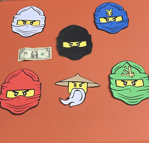 Ninjago Ninja Wall decor/Party decor 6 pc set