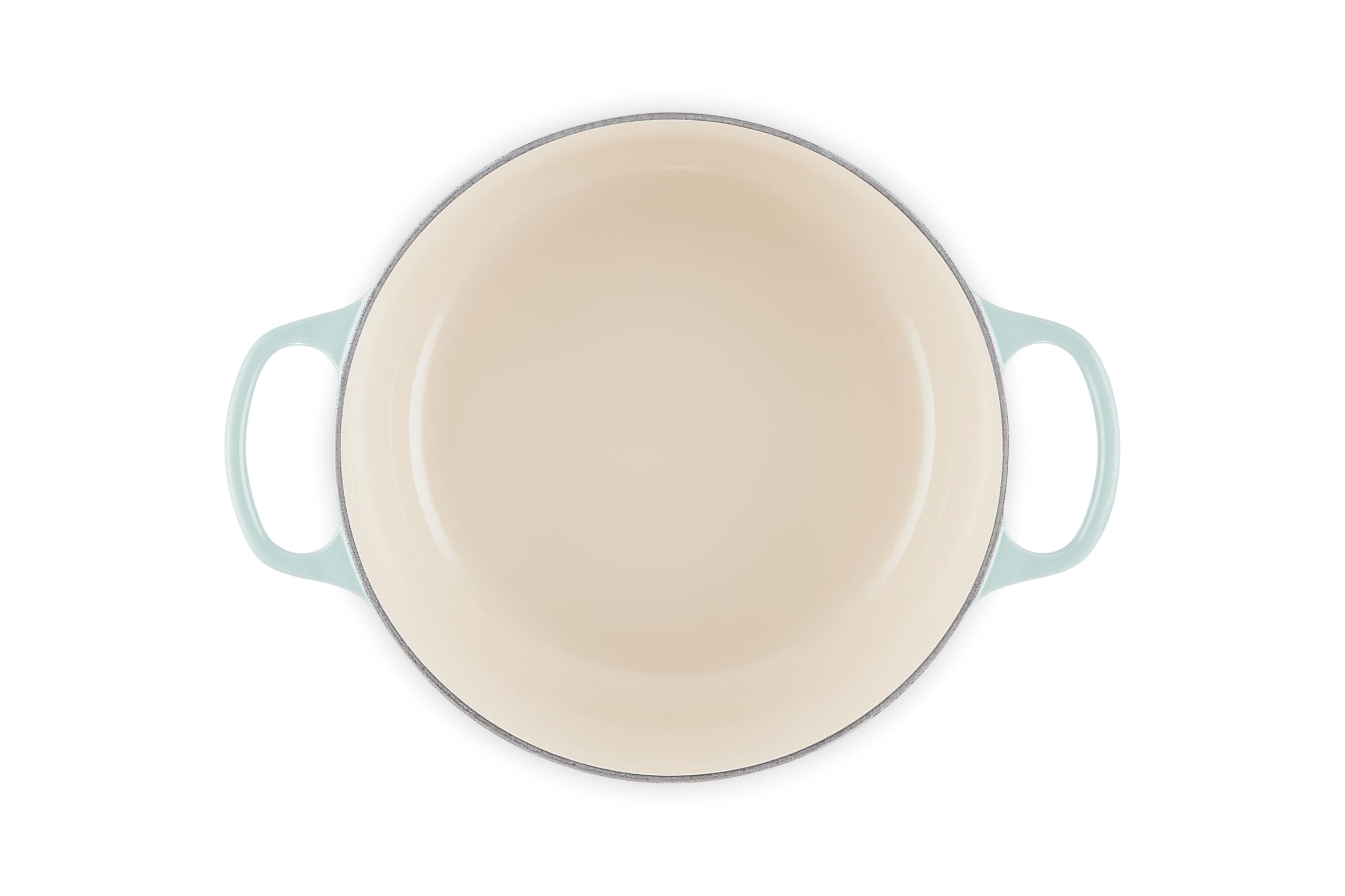 Le Creuset Enameled Cast Iron Signature Round Dutch Oven, 5.5 qt., Sea Salt