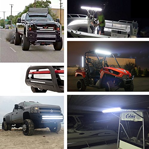 LED Light Bar, OFFROADTOWN 30inch 480w Quad Row LED Fog Lights Spot Flood Combo Beam Off Road Light for Vehicle Truck Jeep Wrangler ATV UTV SUV Ford Boat