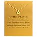 BPNHNA Clavicle Necklace with Blessing Gift Card,Small Dainty Gold Compass Pendant Chain, Classy Costume Choker Jewelry Favors