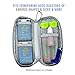 Allermates Childrens Medical Allergy Kids Carrying Case for EpiPen® or Auvi-Q®, and Benadryl - Busy Boy Blue