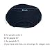 Welnove Fabric Metatarsal Pads Reusable Ball of Foot Cushions, Gel Forefoot Pads Pain Relief for Mortons Neuroma and Prevent Callus-2 Pieces L-Size of Black Metatarsal Pads