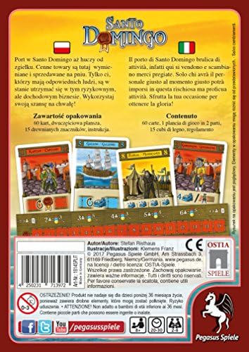 Pegasus Juegos 18145plit – Juego de Cartas Santo Domingo: Amazon.es: Juguetes y juegos