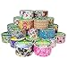25 Rolls Bulk Lot Colored Assorted Random Duck Duct Tape Pack Print Patterns 250yds Crafting Hobby For Kids