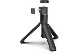 Acouto 360 Rotating Selfie Stick Tripod Handle Fit for Insta360 X3/X4/X5 Fit for OSMO360 for Frozen Time Effect, Portable Act