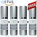 4 PACK Natural & Organic Anti Aging Vitamin C Serum for Face with Hyaluronic Acid. The Most Effective Anti Wrinkle Serum and Dark Spot Remover that Leaves Your Skin Radiant & More Youthful