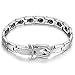Womens Titanium Magnetic Therapy Link Bracelet With Magnets, Power Balance