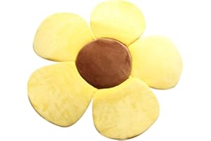 AIPINQI Baby Bath Pad, Comfort Baby Flower Bath Toddler Bathtub Mat Baby Bath Support Lounger for Newborn, Yellow