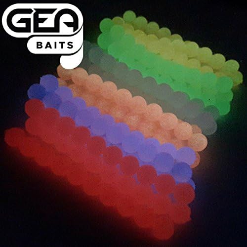 GLOW in the Dark 8 mm 30pcs Salmon Eggs Soft Lures Carp Fishing TROUT Fly Fishing Bait