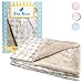 JOIE BEAN Fleece Baby Blanket | Soft and Fuzzy Minky for Infant, Newborn | Warm Crib With Teddy Bear Pattern | for Baby Boy, Girl, Unisex (Beige)