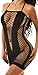 ADOREJOY Womens Lingerie Seamless Mesh Chemise Babydoll Bodysuit