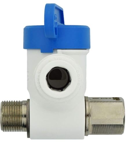 John Guest PPSV010822W Male Valve, 1/4