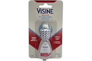 Brite Innovations Visne Red Eye Comfort Redness Relief Eye Drops to Help Relieve Red Eyes Due to Minor Eye Irritations Fast 0.28 Fl OZ (8ML) 2 Pack, Clear