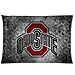 Custom Home Bedding Rectangle Pillowcase Ohio State Buckeyes Pillow Cushion Case Standard Size 20*30 Inch (Twin Sizes)
