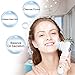 KINGDOMCARES 3 Speed Sonic Facial Cleansing Brush Deep Cleaning Face Brush Cleansing System Electric Exfoliating Brush Facial Cleansing Brush White