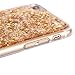iPhone 6s Case, iPhone 6s Screen Protector, Cute Glitter Sparkly Cover with Foil Elements Slim Soft Flexible TPU Protective Design Thin for Apple iPhone 6s 4.7 inch (Gold)