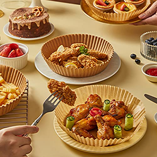 LANARP 100 Pcs 6.3 Inch Air Fryer Disposable Paper Liner Nonstick