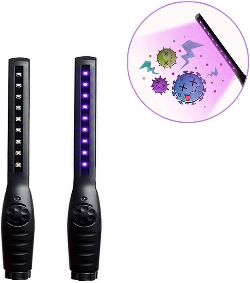 XFZDP Portable UV Light Sanitizer Wand Ultraviolet Disinfection Lamp USB Charging LED Sterilizer Light For HomeTravel