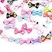 ULAKY 50Pcs Baby Sequin Boutique Bows Hair With Clips for Girls Baby