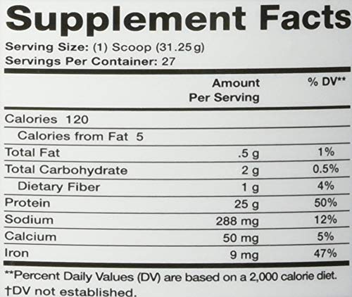 Olympian Labs Plant Based Pea Protein Powder, Unflavored - 25g of Protein, Vegan, Low Net Carbs, Gluten Free, Lactose Free, No Sugar Added, Soy Free, Kosher, Non-GMO, 2 Pound Pea Protein Powder