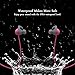 ENKI Wireless Music Earbud Earphone Ultra-light Bluetooth CSR4.1 Sport In-Ear IPX4 Sweatproof Headphones Headset with Mic, Dual Battery Providing Over 14 Hours Playing Time (Rose Red)