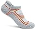 TM-MZS05-KGO_L Tesla Men's 6-Pairs Atheltic No Show Socks Cushioned Comfort w Mesh MZS05