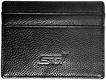 STI Subaru (Black) - Slim Genuine Leather ID Wallet &amp; Credit Card Holder Wallet Sold only by Dealstores123