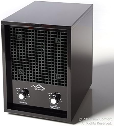 New Comfort Ionic Black Ozone Air Purifier Odor Remover Ionizer Cleans over 3500 sq ft by New Comfort