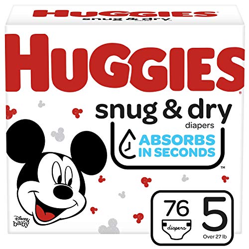 Huggies Snug & Dry Diapers, Size 5