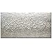 V-inspire Art,24x48 Inch Abstract Oil Hand Painting On Canvas Wall Art 3D White Flowers Living Room On Bedroom Art Paintings for Wall Gray Large Canvas Decoration Wood Inside Framed Ready to Hang